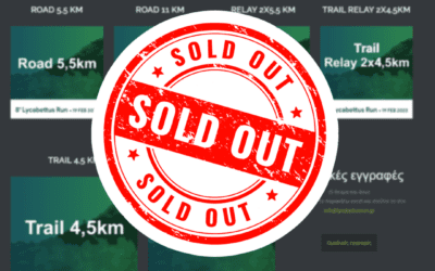 Sold Out – Έκλεισαν οι εγγραφές για το 8ο Lycabettus Run