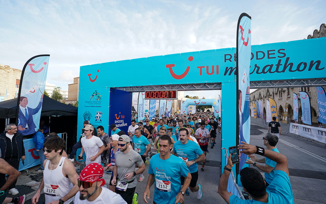 Στις 26 Απριλίου 2026 ο 11ος TUI Διεθνής Mαραθώνιος Ρόδου!